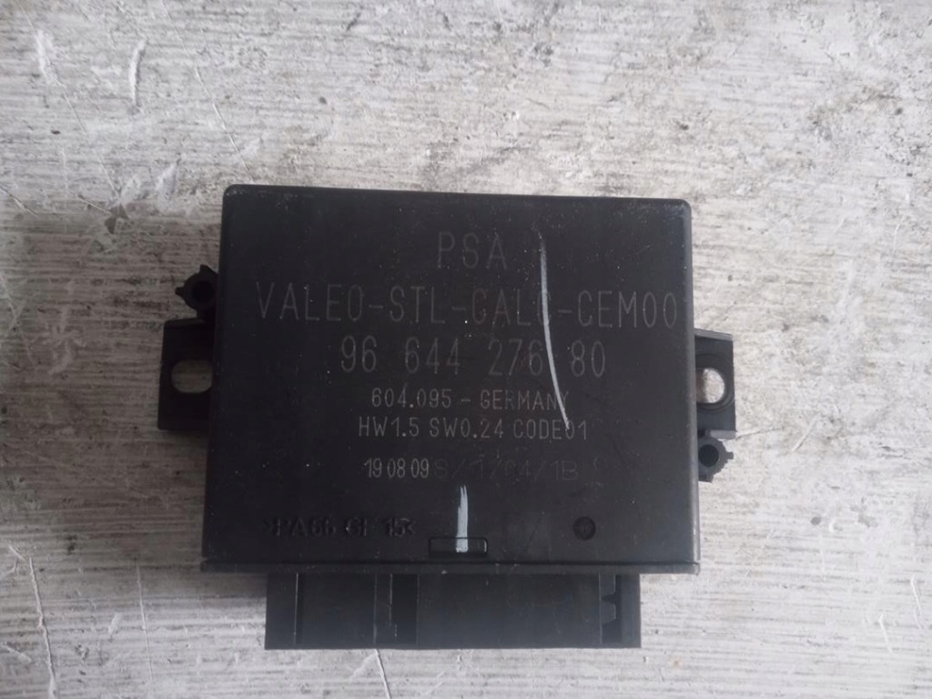 фото №1, Модуль паркування pdc 9664427680 citroen c5 iii x7 блок керування 2008-2017 оригінальний номер