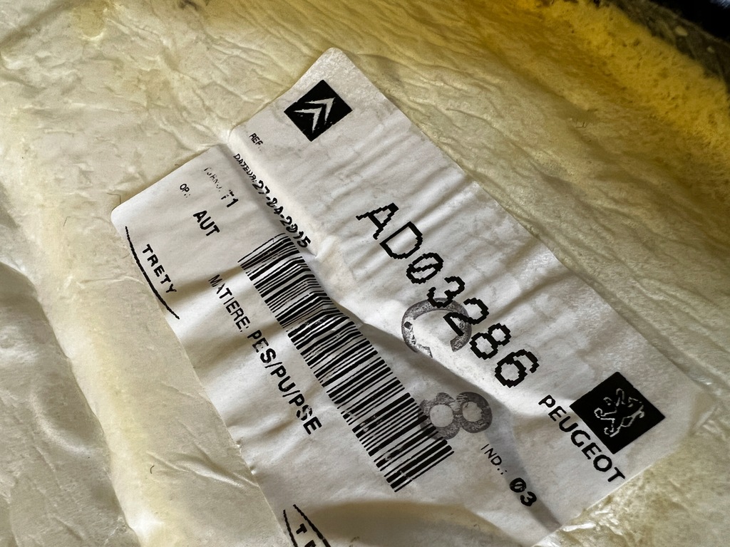 фото №13, Коврик пол обшивка салона citroen c4 grand picasso ii