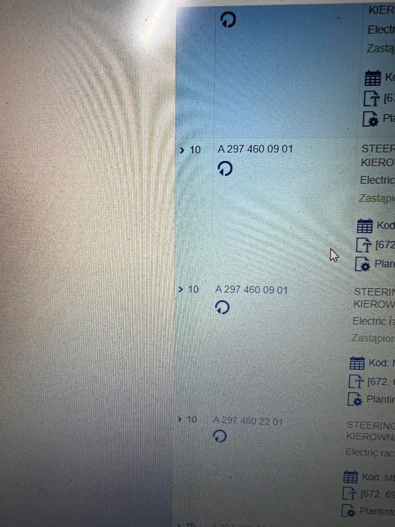 фото №6, Mercedes eqs eqe amg a2974602101 рулевая рейка nowa