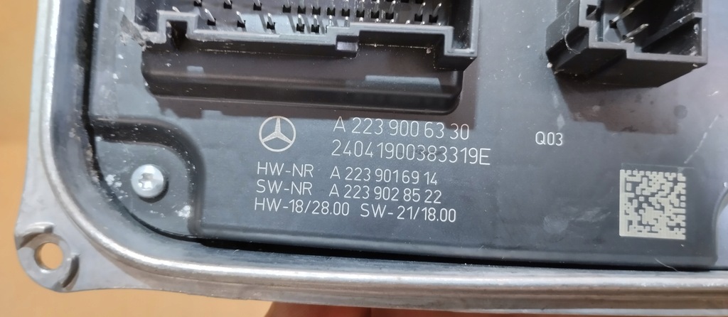 фото №5, Преобразователь модуль лампы led mercedes w214 w206 w223 24r a2239006330