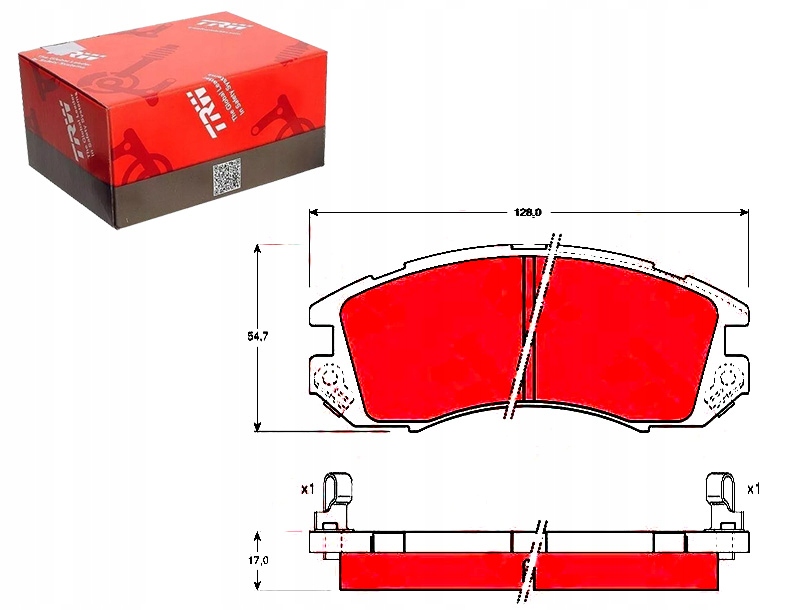 фото №1, Тормозные колодки ham. subaru p. impreza