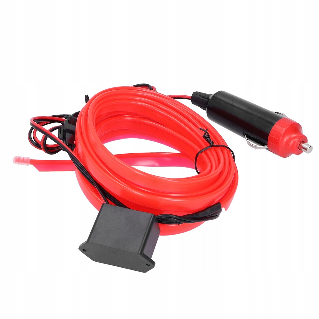 фото №11, 5m светодиоды led лента rgb neony do салона автомобиля автомобиля прикуриватель красный