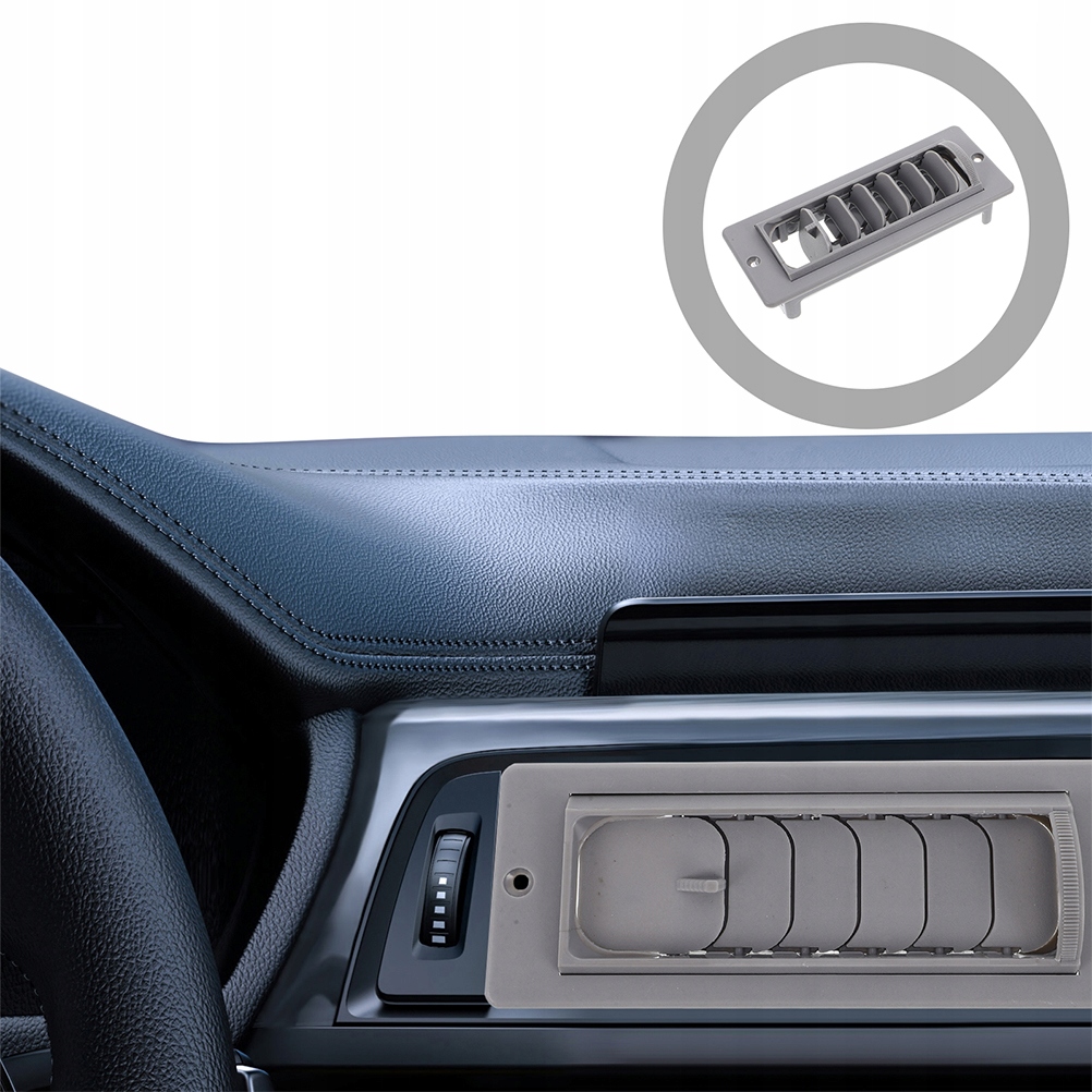 фото №9, 2szt универсальная приборная панель приборная автомобиля решётка обдув выход кондиционера dla ve