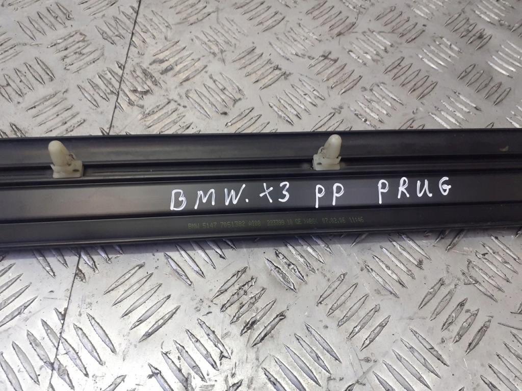 фото №2, Молдинг порог внутренняя правый перед bmw x3 e83 2.0 d