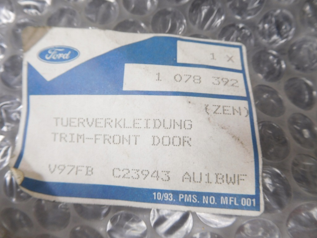 фото №11, Обшивка дверь левый ford puma 1997-2001 оригинальный номер 1078392