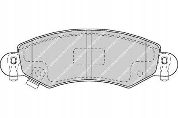 фото №1, Ferodo тормозные колодки тормозные opel agila suzuki wagon r