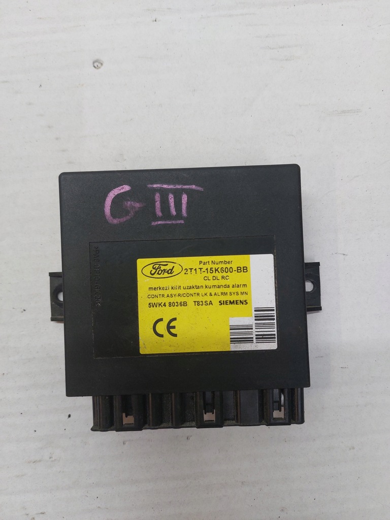 фото №1, Модуль датчик комфорту ford transit connect 2t1t-15k600-bb