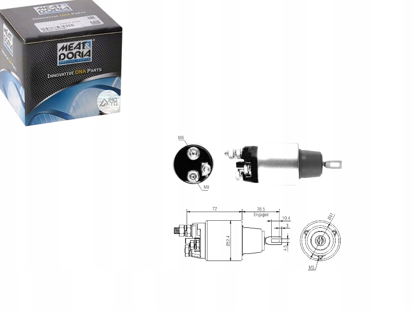 фото №1, Электромагнит стартер iveco daily iii daily iv massif rvi mascott