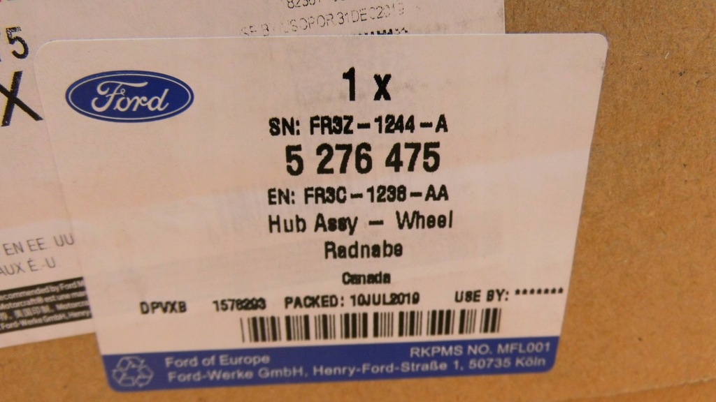 фото №10, Fr3c-1238-aa ступица подшипник колеса ford mustang 15-