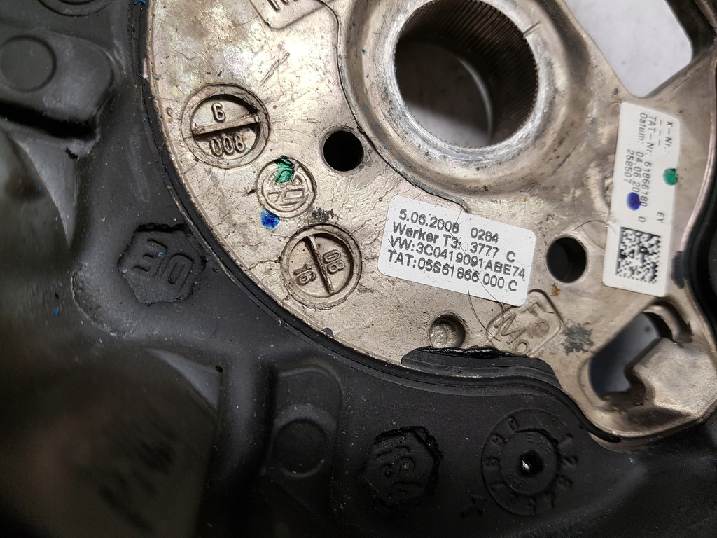 фото №8, Vw passat b6 05r- воздуховод кожаный