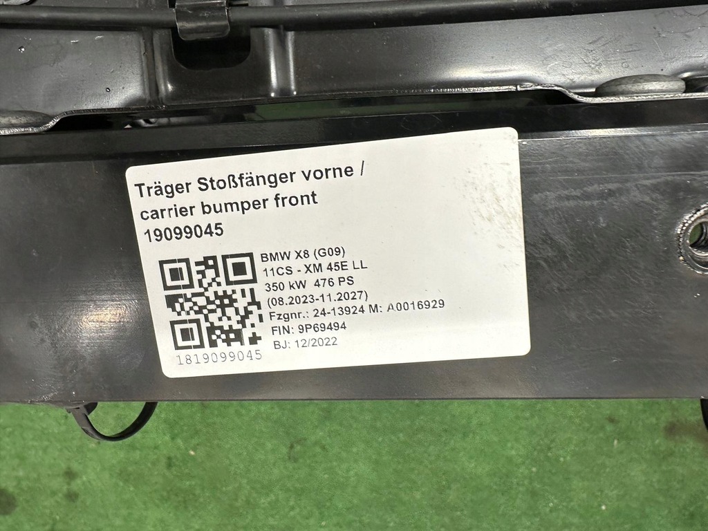 фото №16, Bmw xm g09 перед капот бампер лампы крыло pas передний a96 45e