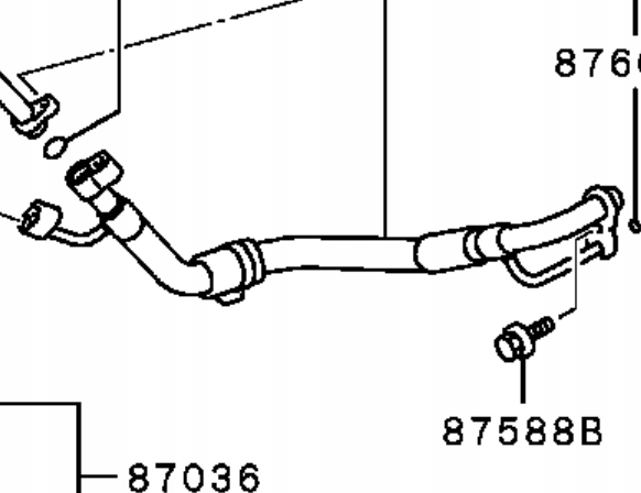 фото №4, Шланг кондиционера eclipse cross трубка 1.5 turbo
