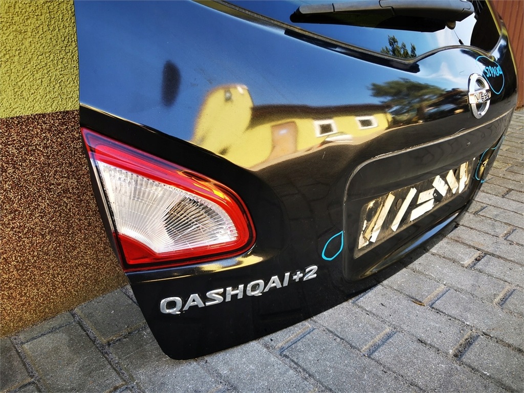 фото №9, Nissan qashqai j10 +2 lift 09-13 крышка багажника комплектная демонтаж камера