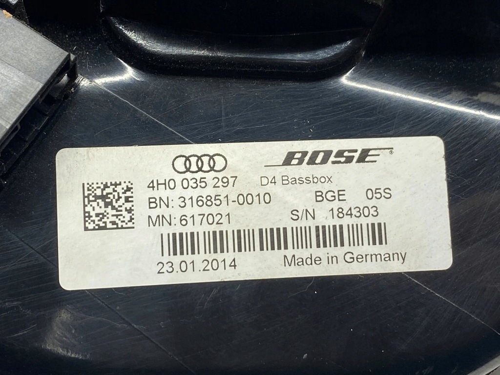 фото №12, Audi a8 s8 d4 4h динамік двері передніх 4h0035297 2014