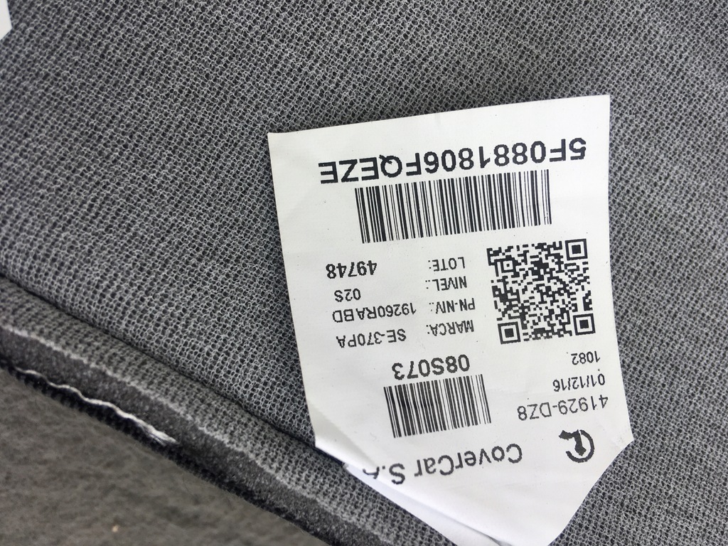 фото №5, Спинка сиденье правый материал seat leon iii