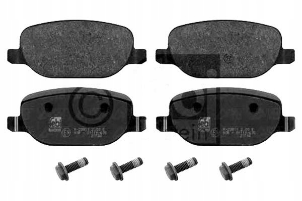 Купити Febi гальмівні колодки гальмівний. lancia thesis 02- задня