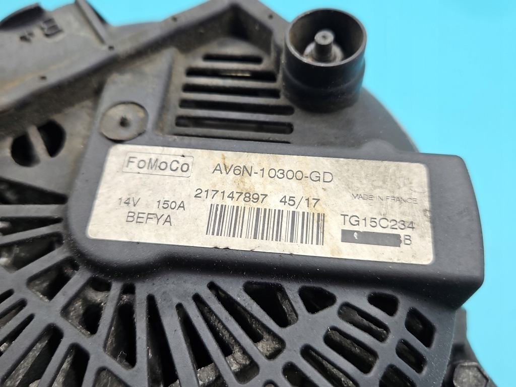 фото №6, Test генератор ford transit connect ii mk2 12-22 av6n-10300-gd 1.5 tdci