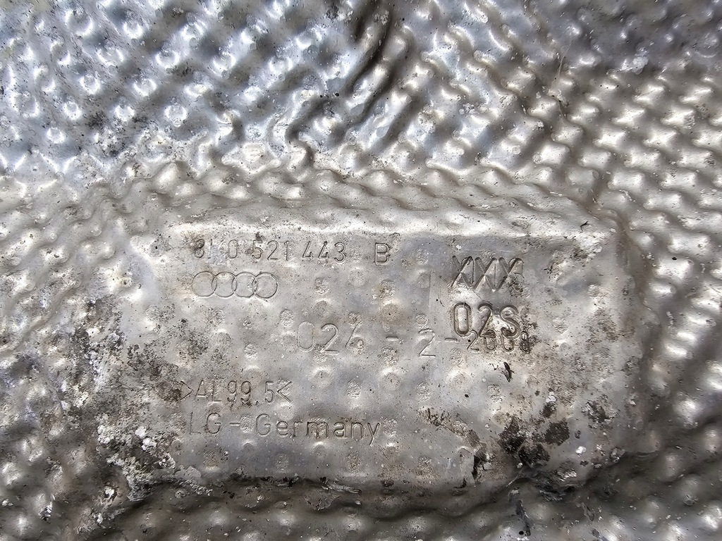 фото №5, Защита тепловая выхлоп audi a4 a5 8k0521443b