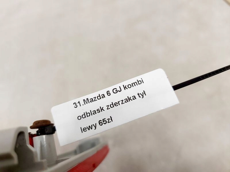 фото №6, Mazda 6 gj kombi відбивач бампера лівий задня задній