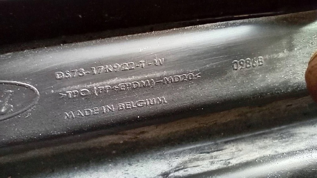 фото №13, Ford mondeo mk v 5 kombi 15-22 молдинг накладка бампера задняя заднего c504