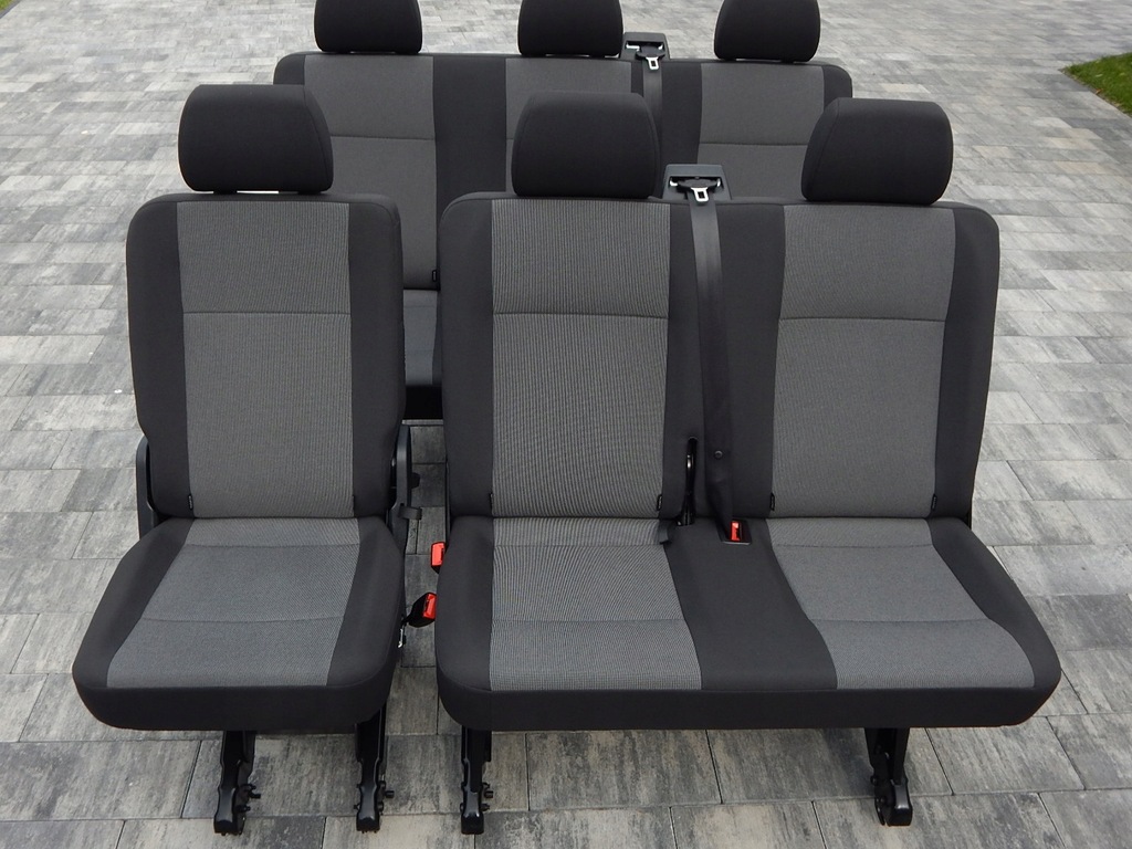 фото №10, Vw t6 t5 lift transporter caravelle сидіння сидіння заднє сидіння підставка для сидіння задня austin