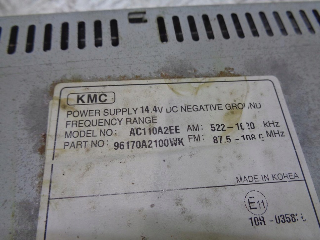 фото №4, Радио радиопроигрыватель cd заводской kia ceed 2 ii 12- 96170a2100 wk