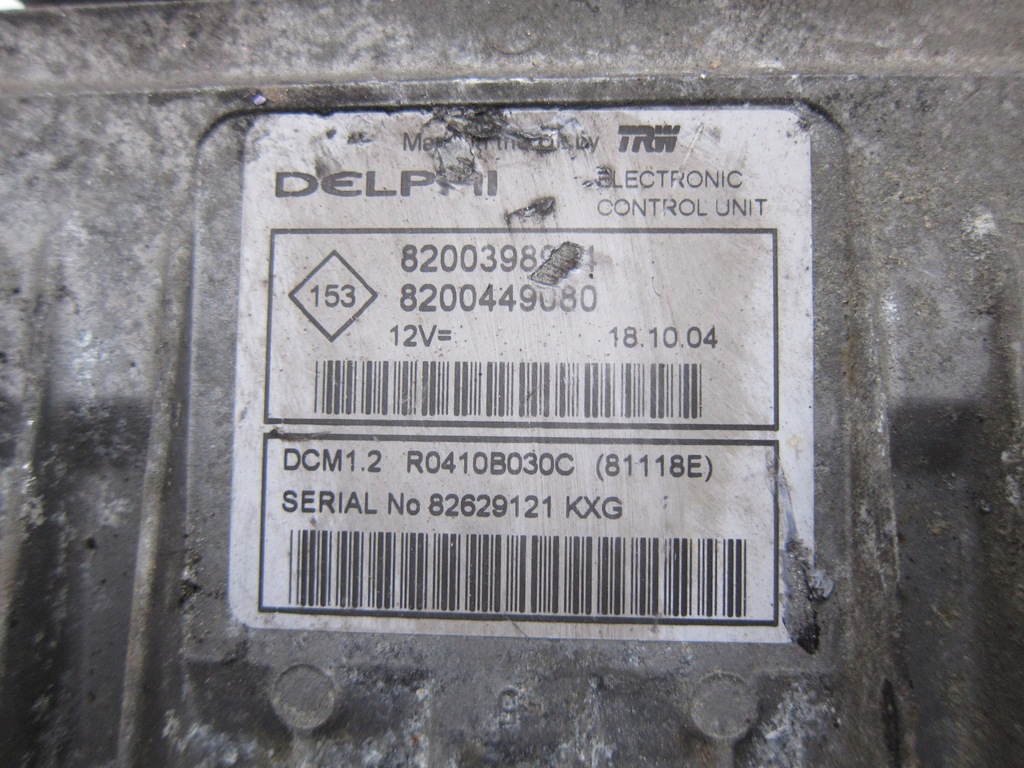 фото №4, Бортовий комп'ютер 8200398934 8200449080 renault modus dci