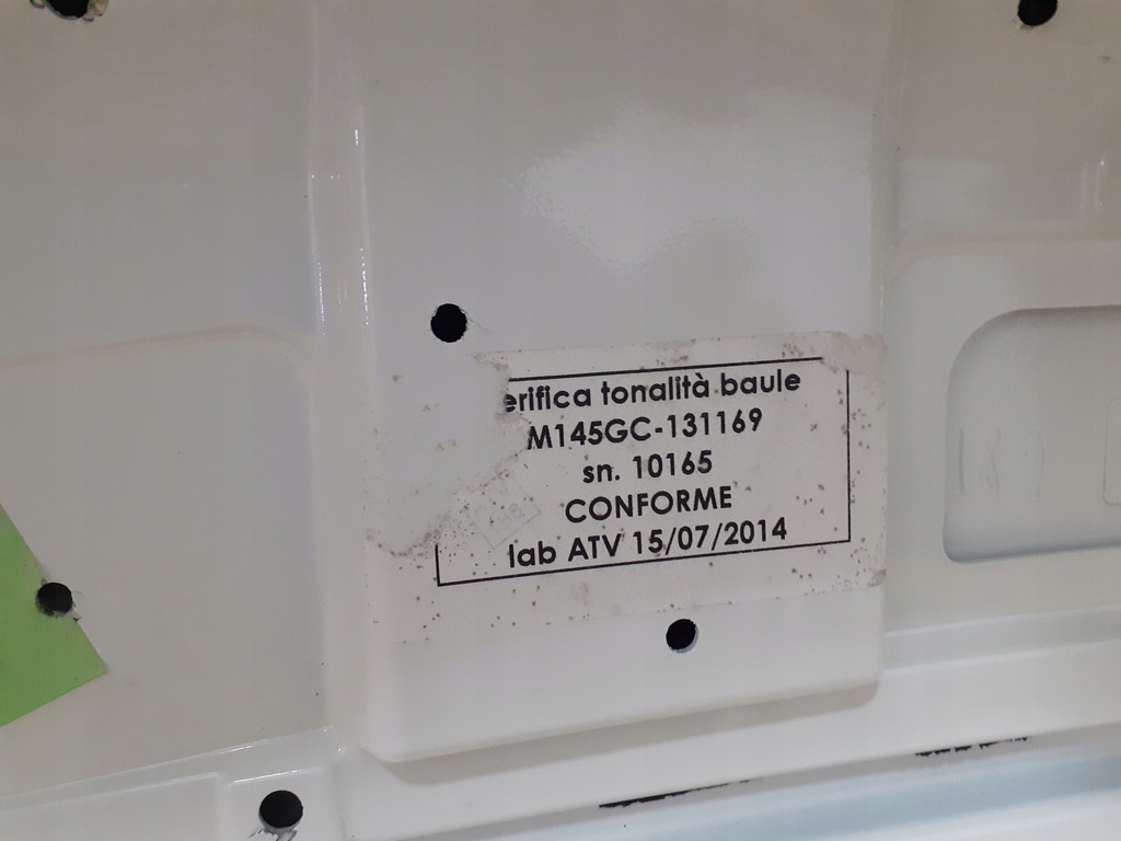 фото №6, Maserati grancabrio кришка багажника задня pas