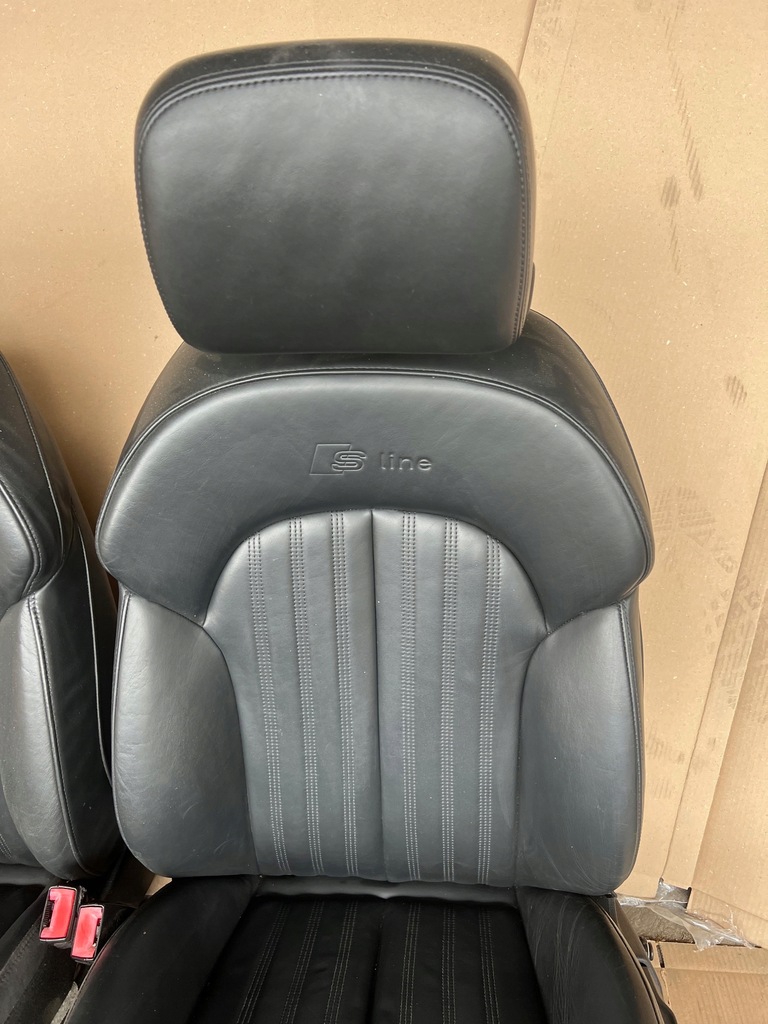 фото №14, Audi a6 c7 sline сиденье сиденья заднее сиденье кожа комплект