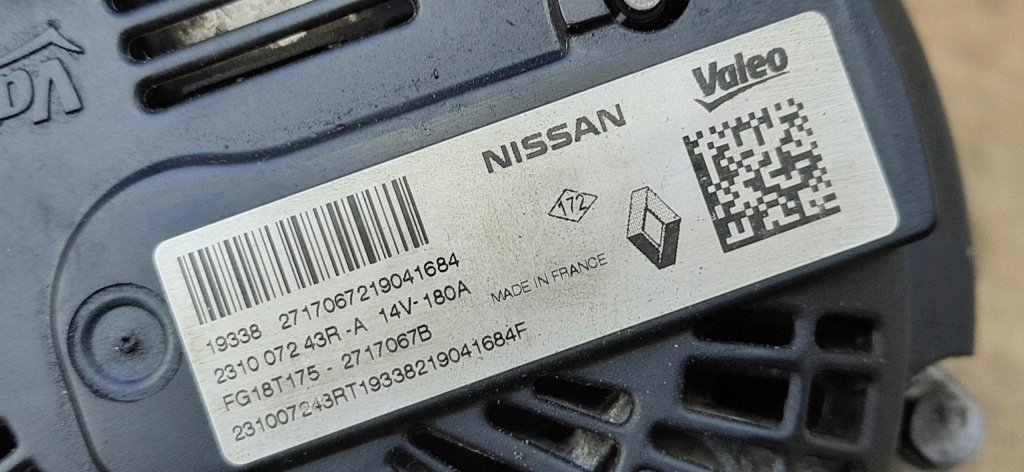 фото №6, Генератор 1.5blue dci renault kangoo iii 231007243r