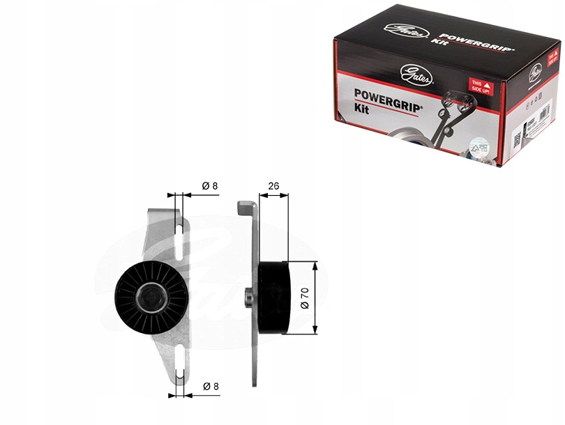 фото №1, Ролик натяжная ремень клиновой citroen berlingo minivan dacia dokker