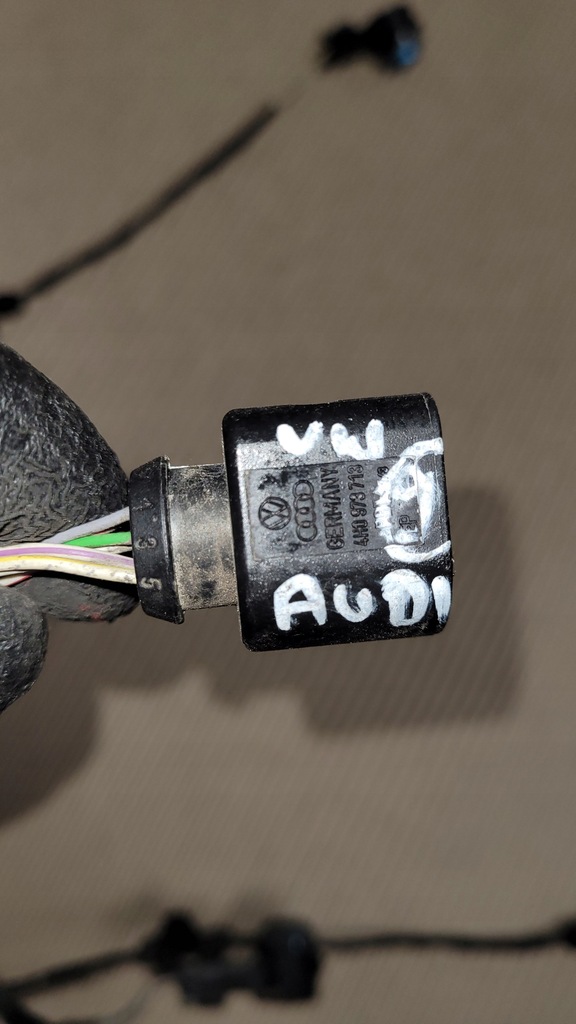 фото №5, Vw audi жгут электропроводка pdc задняя