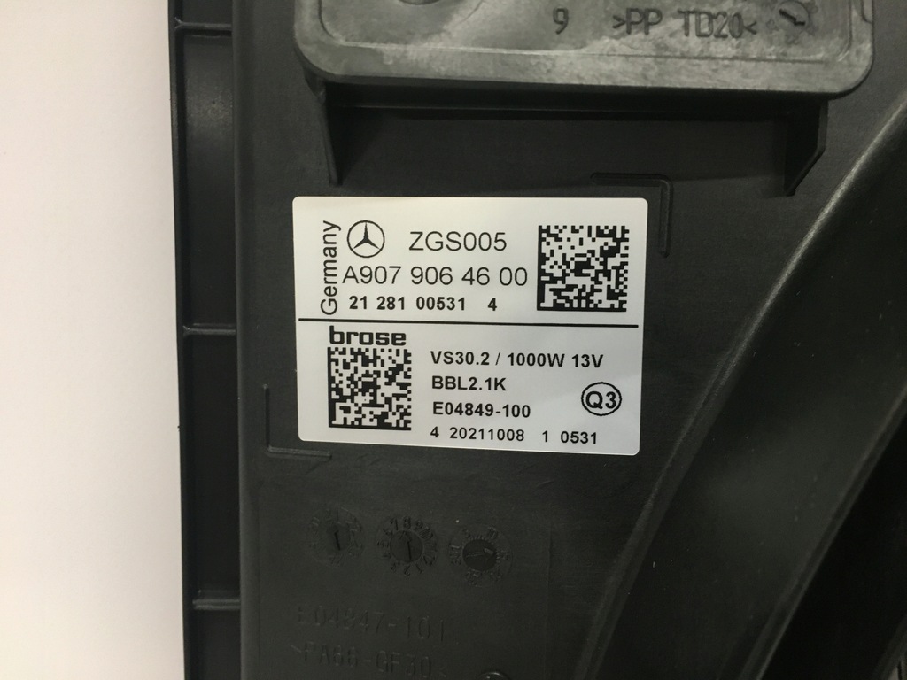 фото №4, Вентилятор mercedes sprinter w907 w910