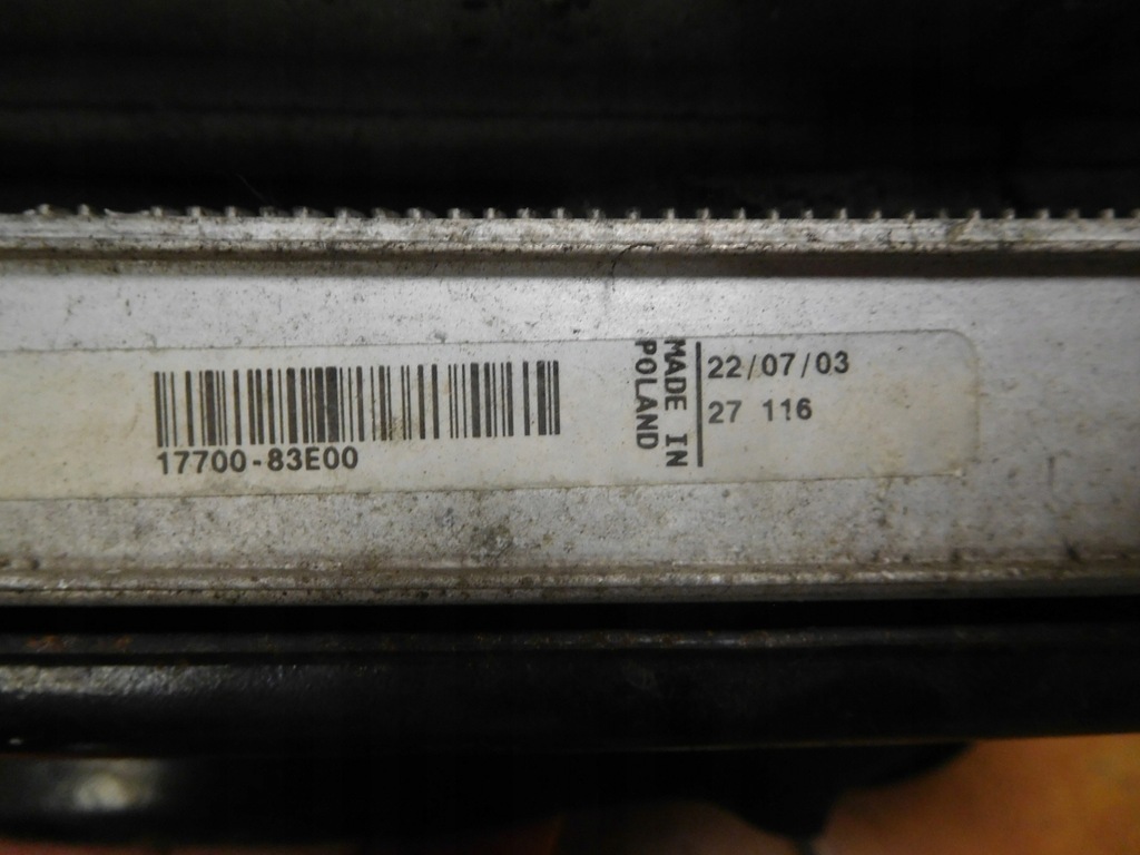 фото №6, Suzuki оригінальний номер 17700-83e00 радіатор