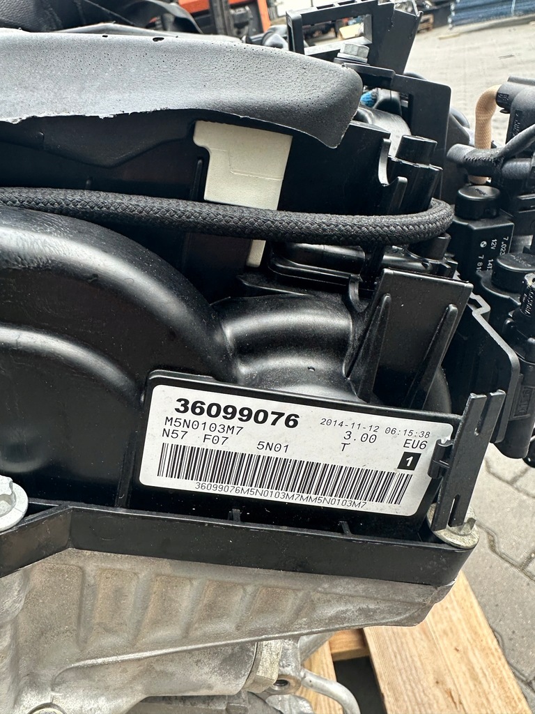 фото №7, Bmw f30 f10 n57d30b двигатель kompletny 535d 313km