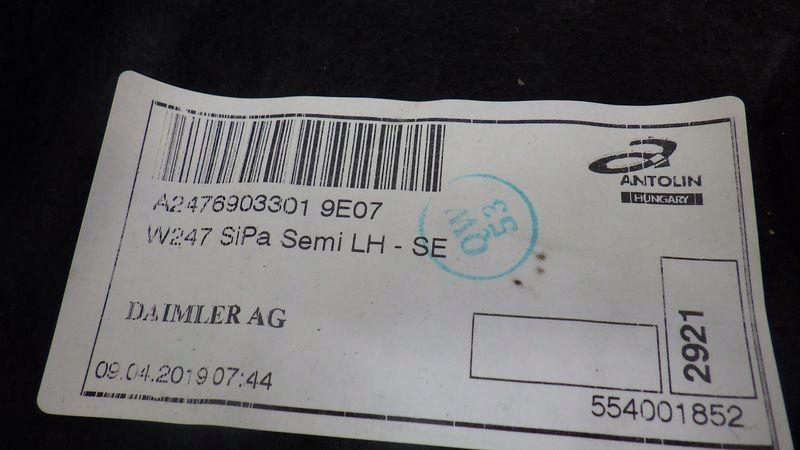 фото №7, Обивка багажника левый задняя mercedes w247 a2476903301