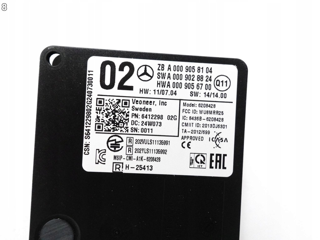 фото №9, Mercedes c-klasa w205 glc x253 gle w292 w166 gls x166 датчик радар датчик