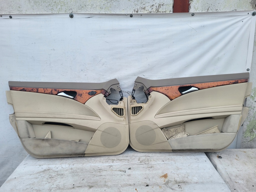 фото №9, Сиденья заднее сиденье ремни обшивки kpl кожа mercedes e-klasa w211 sedan