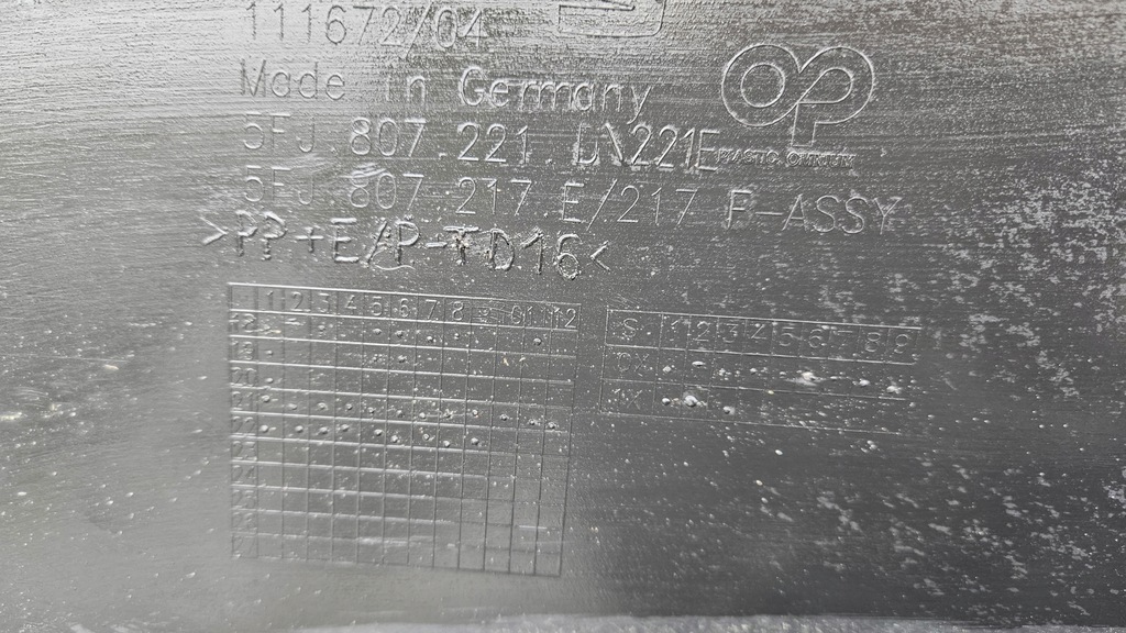 фото №11, Seat оригінальний номер 5fj807221d бампер