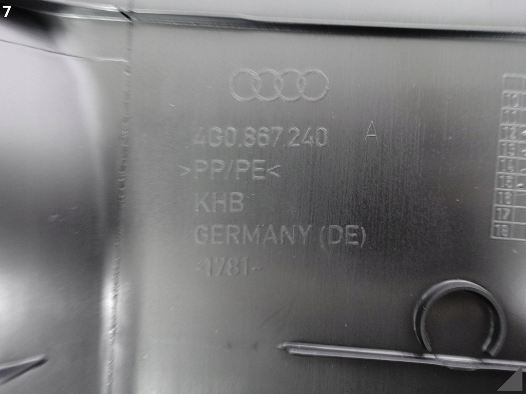 фото №8, Audi a6 s6 c7 4g0 10-18 lift молдинг захист стійка b права перед колір 4pk