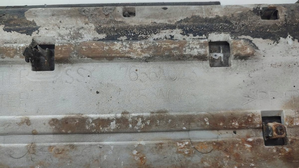 фото №12, Молдинг порог левая накладка подножка помост mitsubishi pajero iv 7656a043