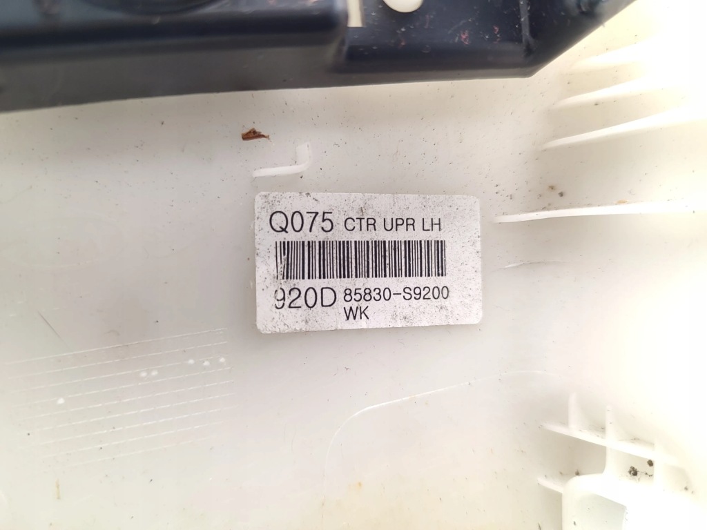 Kia telluride накладка верхній стійка / b ліва 2020 suv 4/5dr 85830-s9200 Зі Шроту