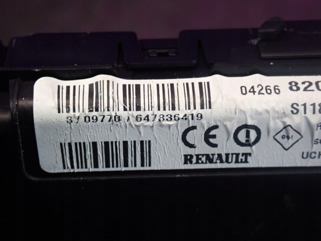 фото №7, Renault scenic ii 03-06 1,9 dci 120km бортовой компьютер двигателя 8200309691