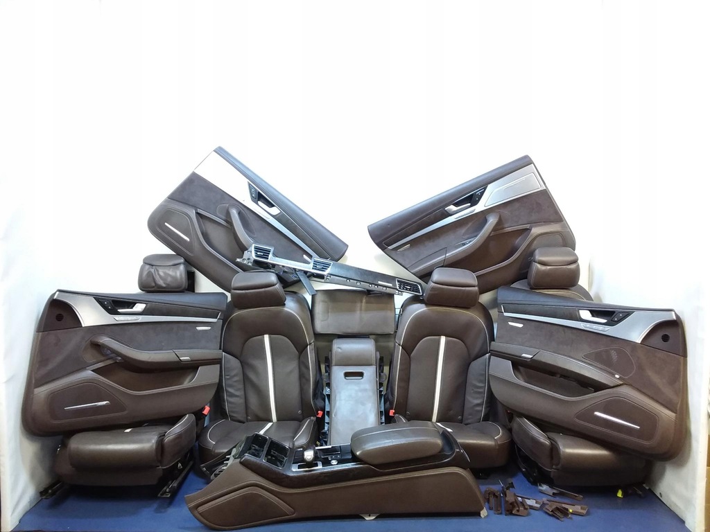 фото №2, Audi a8 d4 long сиденья заднее сиденье кожа салон balao