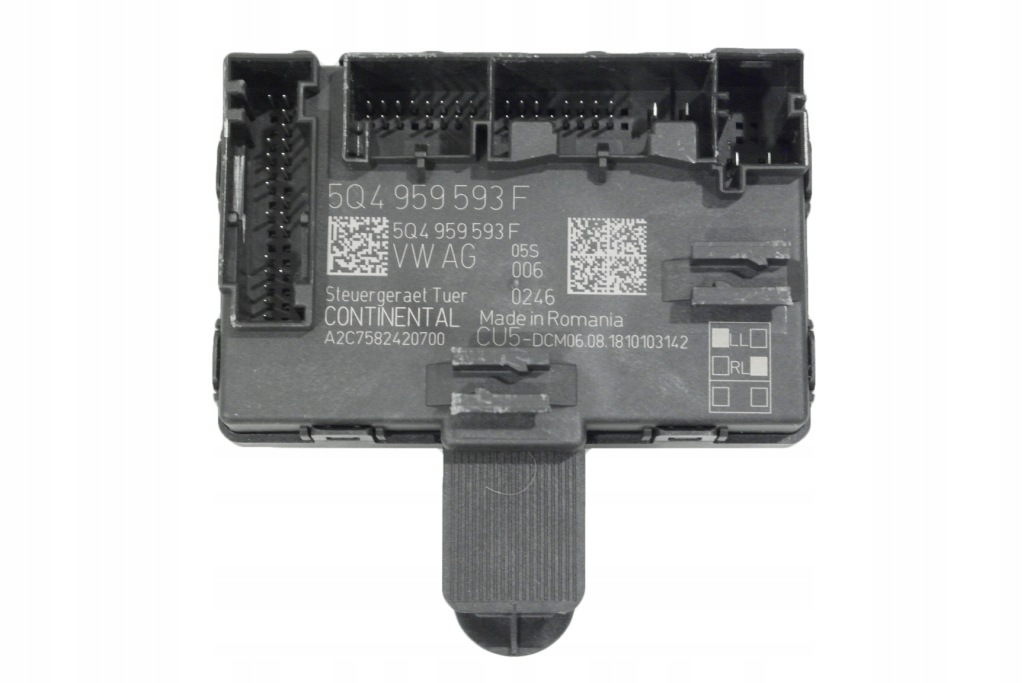 фото №1, Vw audi seat skoda модуль двері 5q4959593f