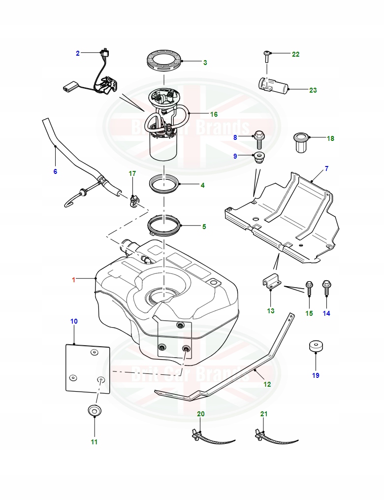 фото №3, Бак пального land rover defender lr030036 ch129002ba