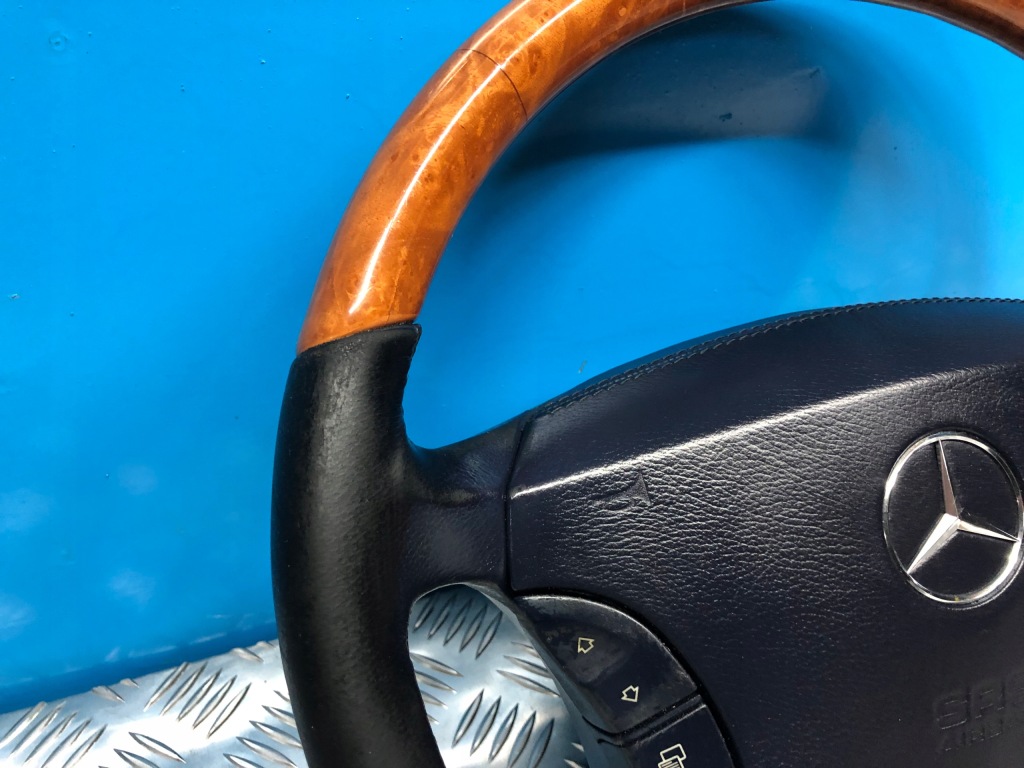 фото №5, Mercedes w220 воздуховод drewno подушка кожа