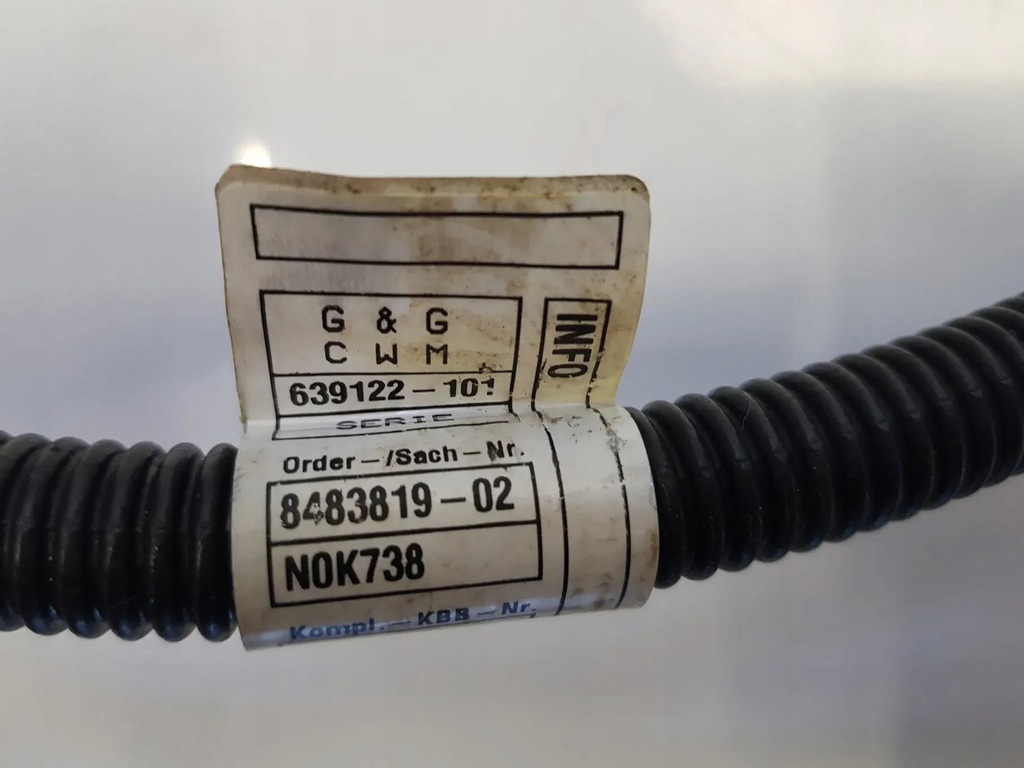 фото №5, Шланг стартер акумулятор плюсовий b+ bmw g20 g21 seria 3 2.0i бензин