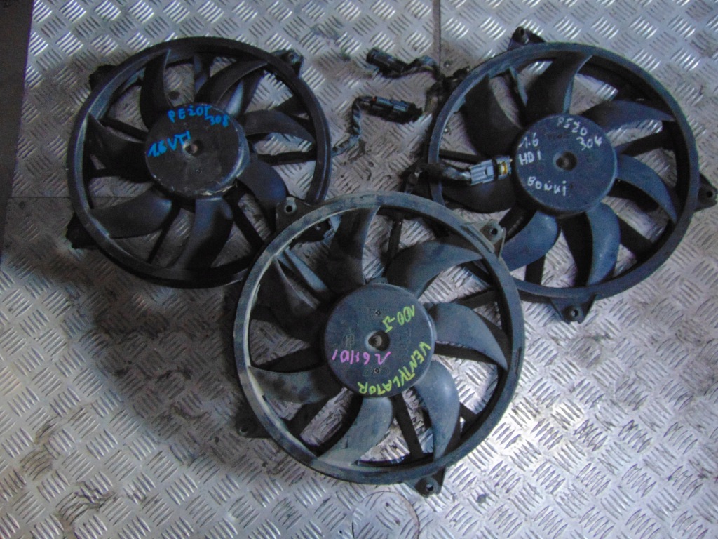 2008 peugeot 308 307 вентилятор радіатора 1.6 hdi fc1049874716t Недорого