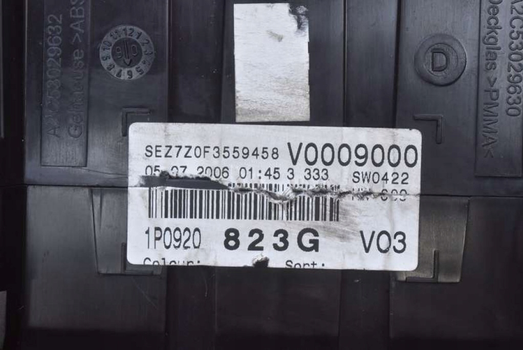 фото №10, Лічильник прилади eu 1p0920823g seat leon 2 ii 1.9 tdi 105 km 05-09